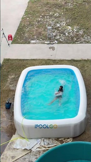 Ready for 2026? Make it your greenest summer yet! IPOOLGO inflatable swimming Pool 16.5*13*4ft 🤝