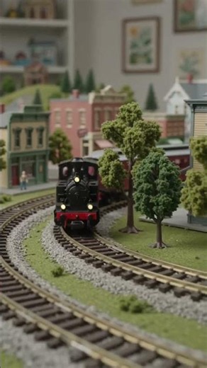 🏘️ Tiny Town, Big Dreams ✨ | AI-Created Mini World #shorts