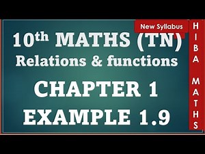 10th maths chapter 1 example 1.9 tn samacheer hiba maths