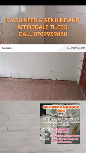 Affordable and Trustworthy Tilers in Uganda