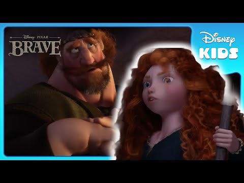 Merida Fights for Her Freedom! 🏹 | Brave | Disney Kids