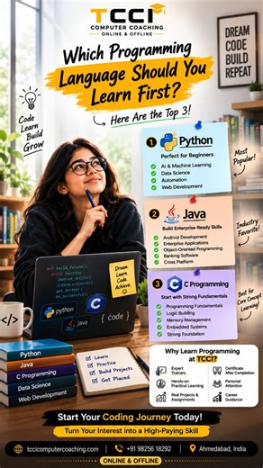Best 3 Programming Languages to Learn First