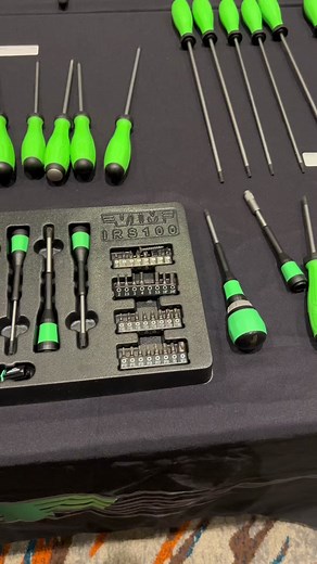 Precision ratcheting screwdriver kit from @VIM Tools here at the ISN Tool Dealer Expo. #shoplife #tooldealerexpo #mechanic