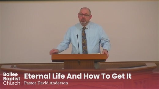  Gospel Service - 19 October 2025  Eternal Life And How To Get It Pastor David Anderson Luke 10:17-37 Watch in full here: www.sermonaudio.com/sermons/101925175575098 | Ballee Baptist Church | Facebook