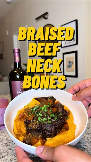 Beef neck bones are one of the most underrated and underutilized parts of the cow. Today, we’re changing that and making a deliciously simple braised recipe. This is perfect for a Sunday dinner, and if you want the recipe to that creamy sweet potato mash, just let me know in the comments! #neckbones #beef #sundaydinner #easyrecipe