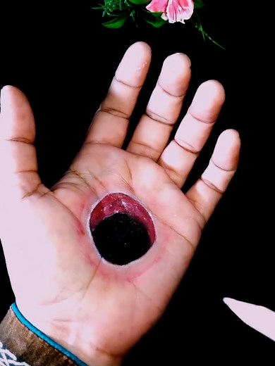 Learn to Create a 3D Hole on Hand Art