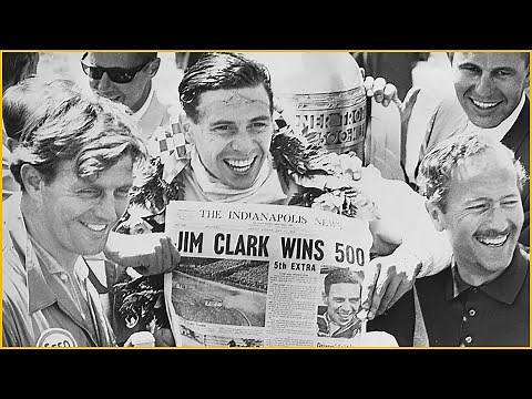 Jim Clark wins the 1965 Indy 500 (RESTORED AUDIO)