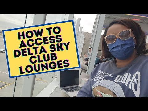 How to access delta sky club lounges | Delta Sky Club in Atlanta | Travel Tips | Previous Live video