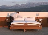 Room with a view! ZERO star hotel is bed on top of mountain