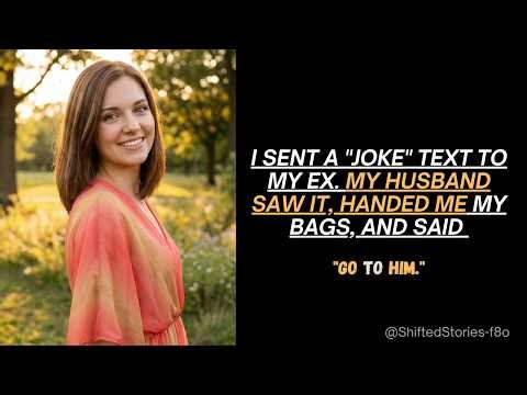 I Sent A “Joke” Text To My Ex. My Husband Saw It, Handed Me My Bags, And Said “Go To Him.”