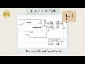 Tutorial Rangkaian Up and Down Counter (IC 74192) | Software EWB | UAS Sistem DIgital - Tim 1