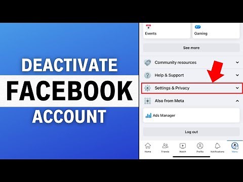 How to Deactivate Facebook in iPhone (2024 Tutorial)