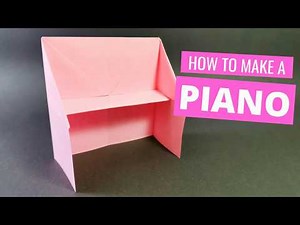 How to Make a Piano | DIY Easy Paper Folding Organ | Step by Step Origami Tutorial