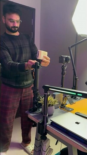 Must-Have Desk Upgrade! Super Clamp Mount + Ulanzi VL120 RGB Light Setup 🔥 #shorts