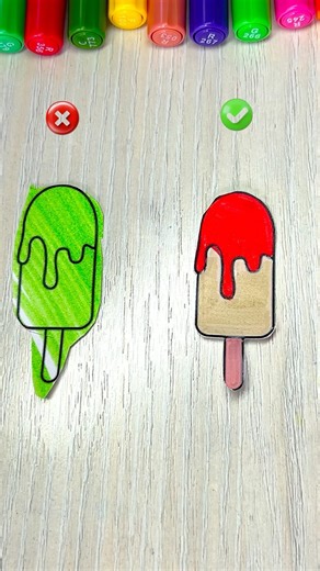 Red vs Blue Ice Cream 🍦❤️🔵 | Satisfying Coloring