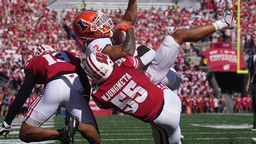 Maema Njongmeta ready to pass along the lessons he has learned to Wisconsin teammates