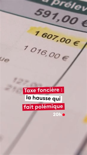 Le20h-France Télévisions on Instagram: "Coup dur pour les propriétaires : la taxe foncière va augmenter pour plus de 7 millions de logements... Décision du ministère de l'Économie qui va désormais prendre en compte dans ses calculs "les élements de confort" : les lavabos, la douche, la baignoire. Tollé quasi général dans la classe politique... Alors êtes-vous concernés ? #JT20H #impots #conso"