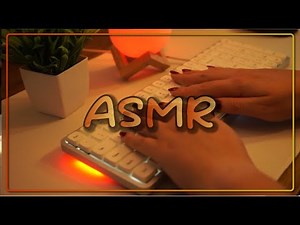 [1H] ASMR Mechanical Keyboard Typing ✨ Lofree Flow | Fast Typing Sounds | No Talking