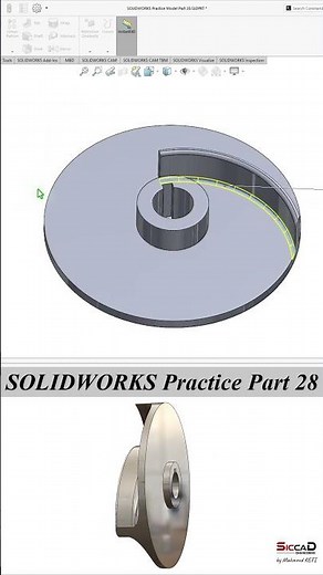 Easy Steps To Create Awesome SOLIDWORKS Models - Part 28