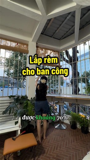 Nay anh lắp cái rèm chữa lành cho cái nền, thông minh ớn hong😭😭#duyenchill #decorbancong #caitaonha #decorphong