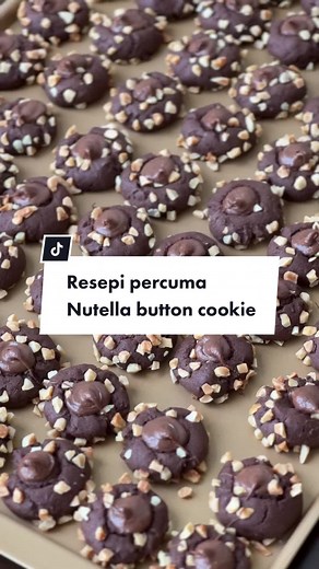 Nutella Button Cookie Recipe