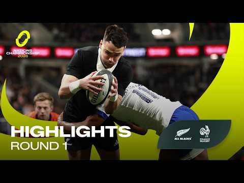 NEW ZEALAND v FRANCE | Nations Championship Rd 1 Highlights | 2026