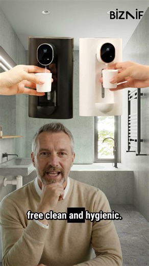 Hands-Free Mouthwash Dispenser Clean, Simple, Smart ✨