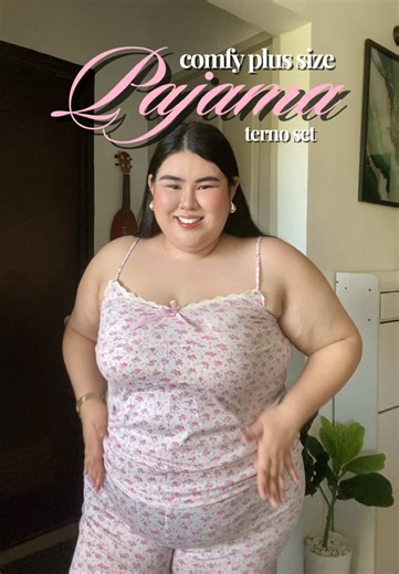 Comfy Plus Size Pajama Terno Set for Girls