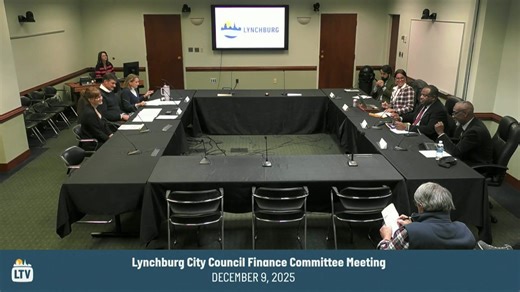 Lynchburg City Council Finance Committee Meeting 12-9-2025 | City of Lynchburg, Virginia Government