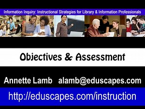 Information Inquiry & Instruction, Part 8: Objectives & Assessment