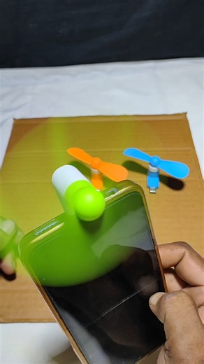 Fancy portable USB mini fan #dcmotor #shorts #short #tech #dcmotorproject