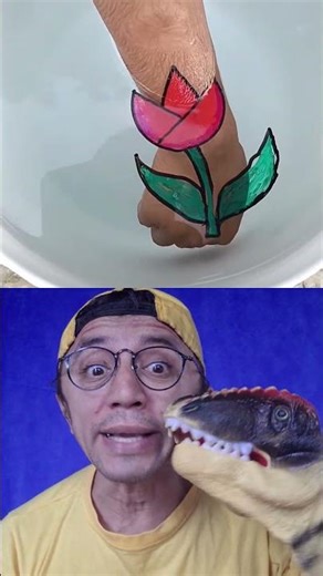 Flower drawing with pen floating in water 😍 Float Flower 🌺 Drawing#art #dance #viralvideo