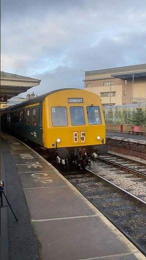 BR Class 101 DMU departing Keighley