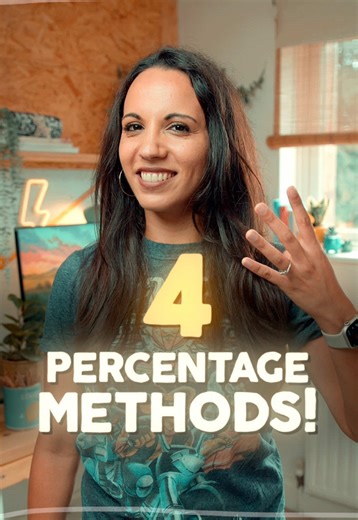 For more facts (and hacks) to level up your percentage game, check out our clever bookmark sets. They’ll make sure your book's ready to be read and your maths tricks stay in your head. Find them on our website or comment MATHEMAGIC below for a link to purchase 🥰 “Just love these. My daughter is doing her Yr 6 sats in a few weeks and these have completely changed her thinking for the better.”⭐️⭐️⭐️⭐️⭐️