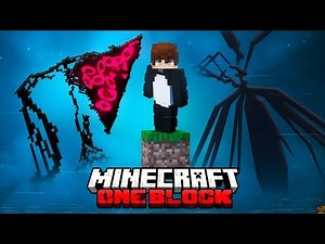 Surviving Scariest One Block with Every Horror Mod In Minecraft…