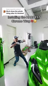 611K views · 10K reactions | The HARDEST Chrome WRAP‼️ But WORTH it ✨ #carwrapping #vinylwrap #carwrap #corvette #houstontx | Jay The Wrap Specialist | Facebook