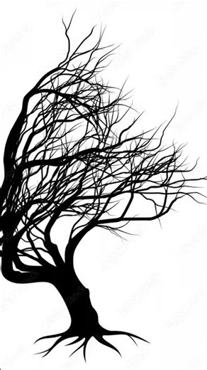 tree illusion 😨 #illustration