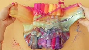 Title: "Unleashing a Rainbow: Creating Mesmerizing Slime with Every Color Imaginable!" #SlimeArt #RainbowSlime #CreativeCrafting #DIYSlime #ColorfulFun #ScienceBehindSlime | Slime Slime