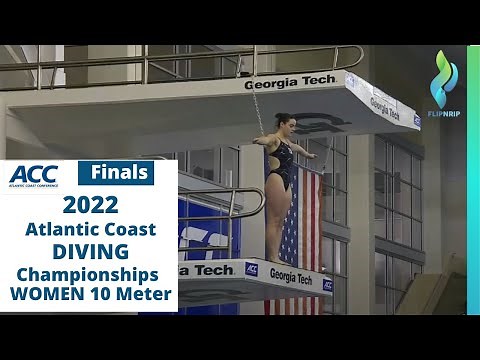 2022 ACC Womens 10 Meter Tower Platform Diving Competition Finals