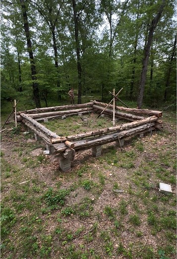 Building a Massive Log Cabin by Hand in 3 Months