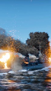 USS Gearing Destroys Incoming Enemy Bomb — Simulation! | HR Creativity