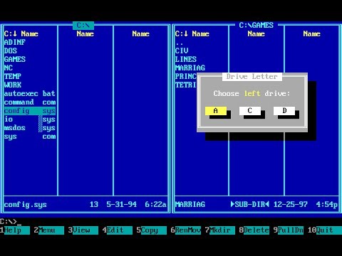 How To Install Norton Commander 5 51 for MS DOS Discovering Abandonware Apps