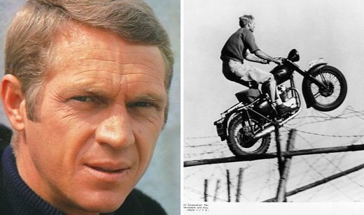 Steve McQueen admitted Great Escape motorbike jump not what it seems