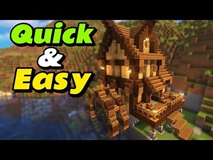 Build An Easy Minecraft Waterwheel | Minecraft Tutorial