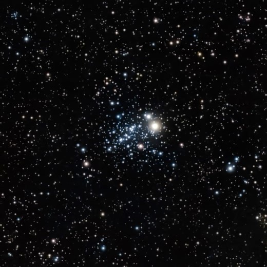 I pointed my telescope at the Owl Cluster