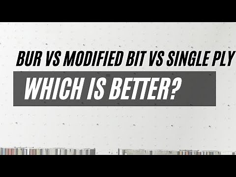 Built Up Vs Modified Bitumen Vs Single-Ply Roofing, Which is better?
