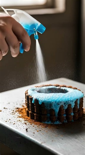 Rusty Bicycle Chain Restoration | Satisfying Rust Removal & Metal Cleaning in 8K