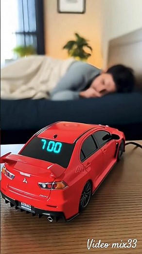“Mitsubishi Lancer Evolution X Alarm Clock” 👇🔥