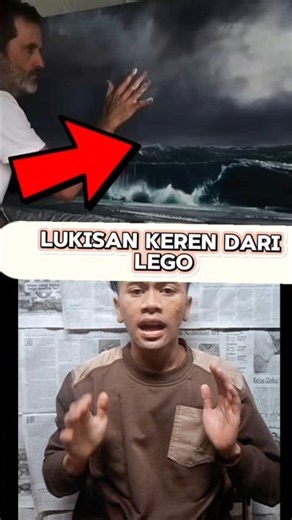 AWESOME LEGO PAINTING!! #shorts #viral