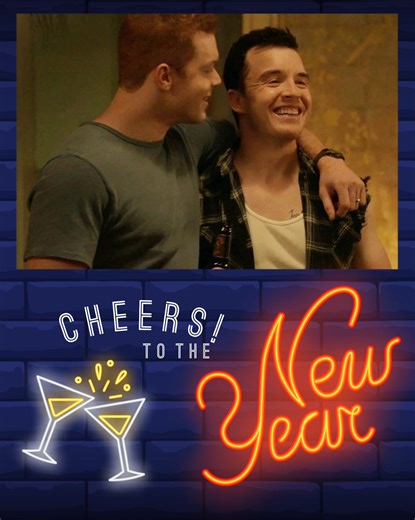 10K views · 248 reactions | Happy New Year!! Ian and Mickey hope 2025 is your best year yet!! | Gallavich | Facebook